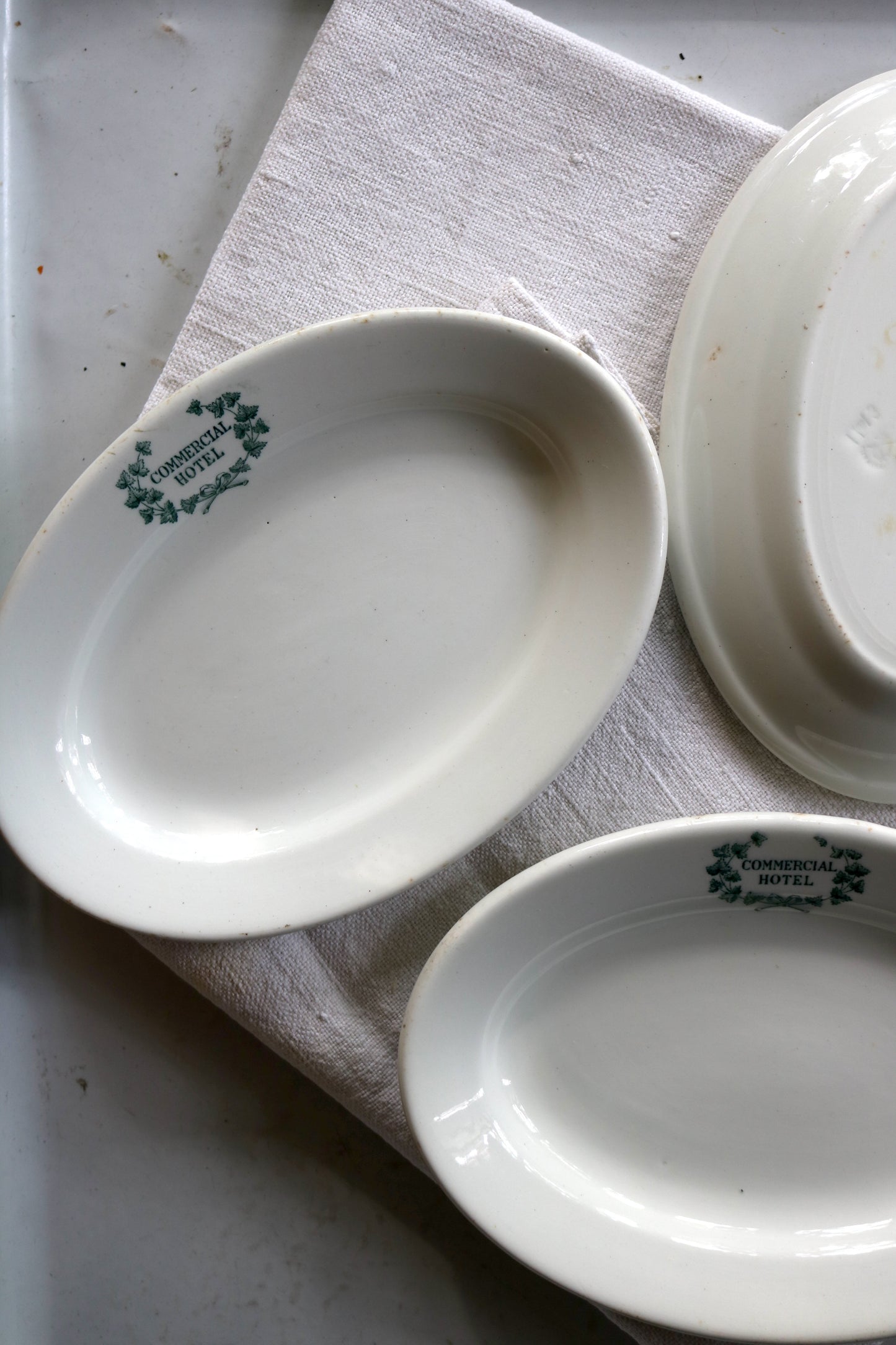 vintage English Furnivals hotel ware dish