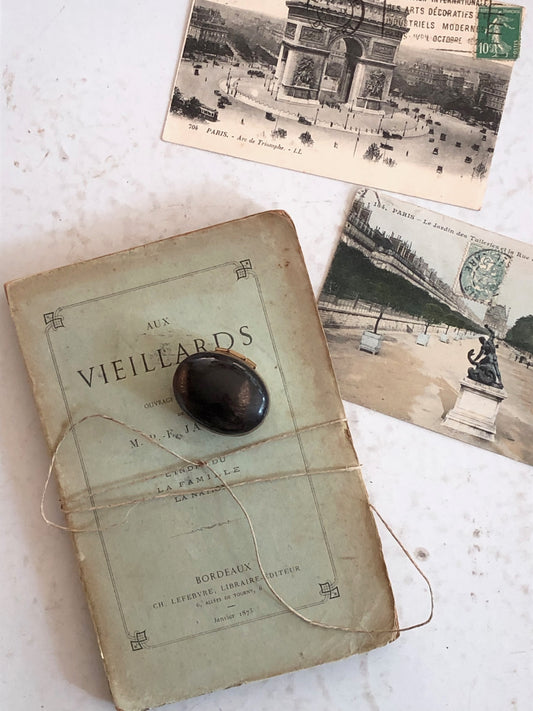 antique French Pill Box