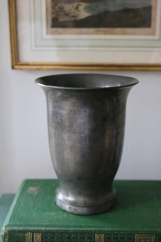 antique pewter cup