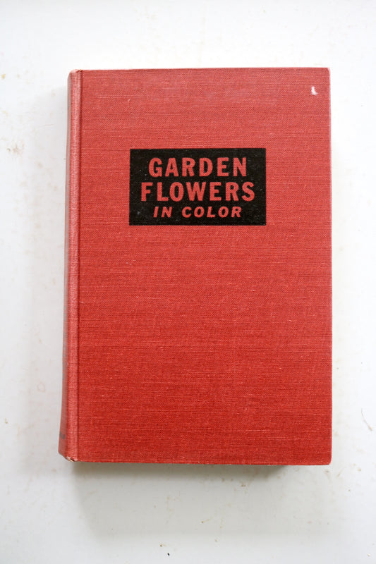 vintage gardening book - Garden Flowers in Color