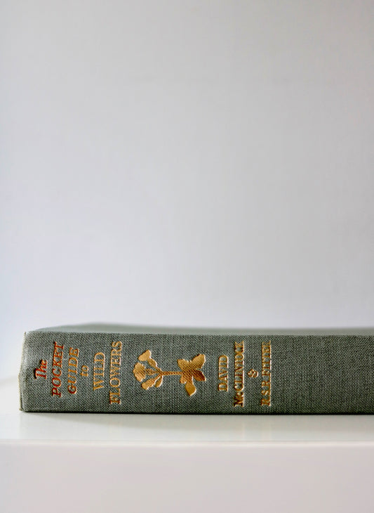 vintage gardening book - The Pocket Guide to Wild Flowers