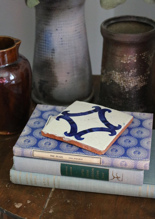 vintage Mexican Talavera tile