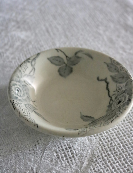 English floral transferware dish by Newport Pottery "Ramsey"