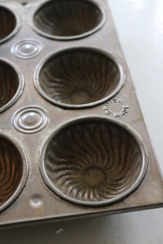 vintage British baking tin - food styling prop