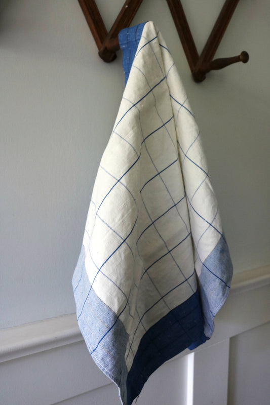 vintage linen kitchen tea towel