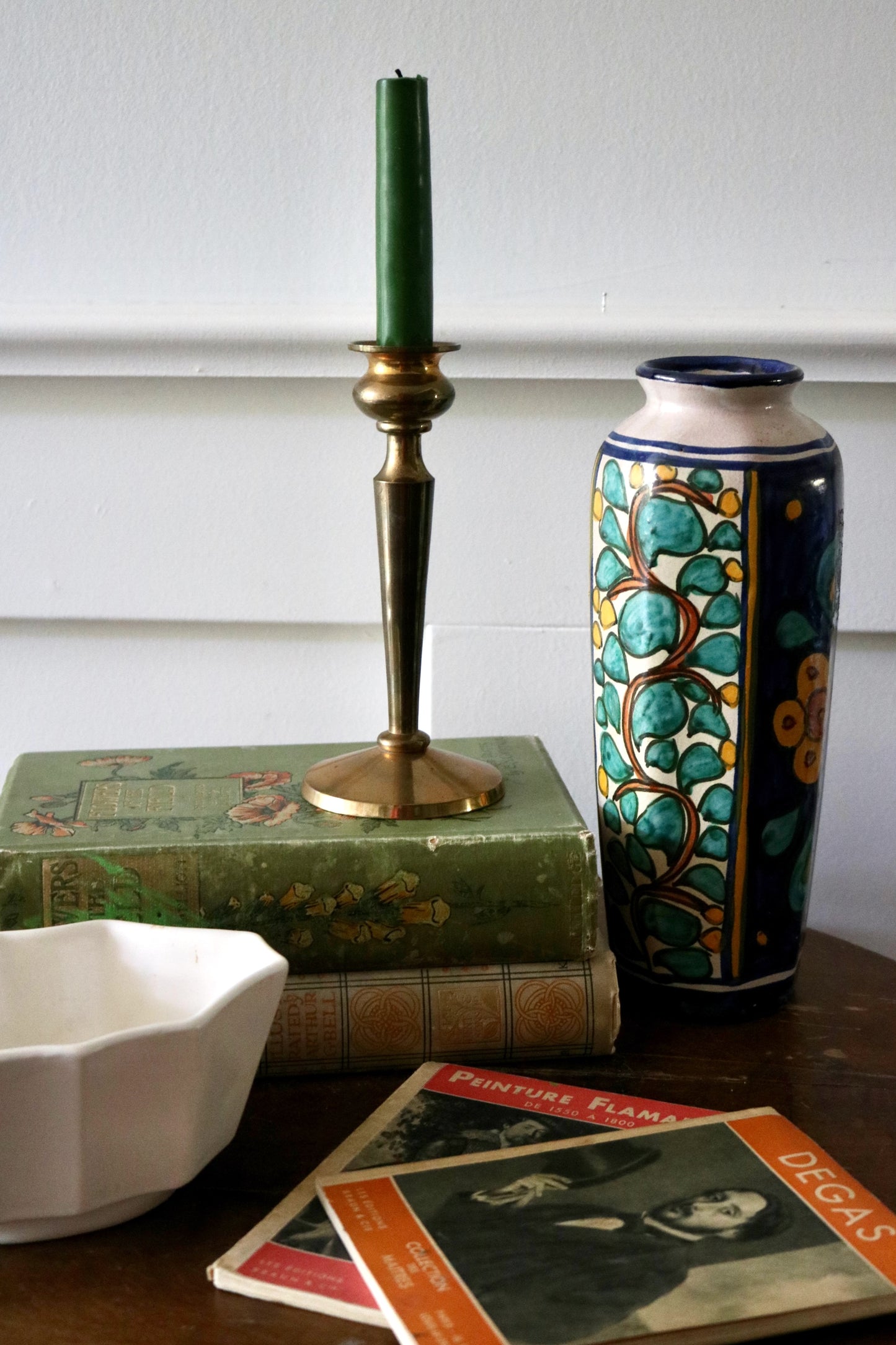 vintage brass candleholder
