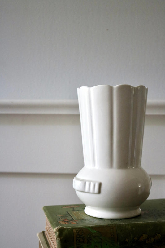 vintage English Crown Devon flower vase