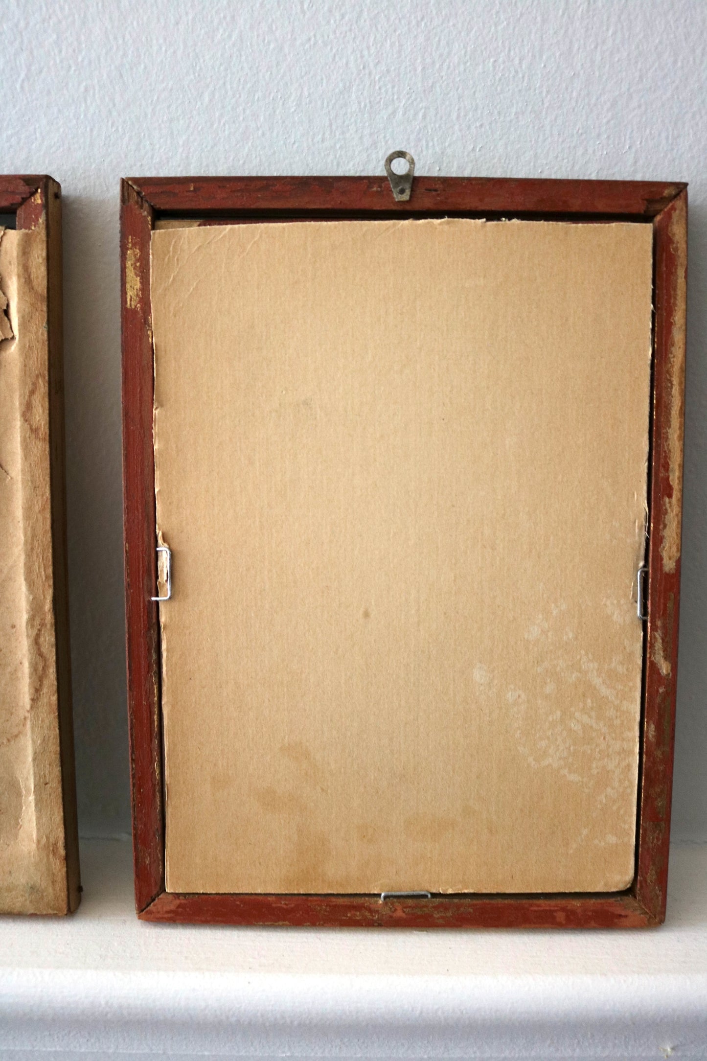 Vintage floral still life painting on glass, signed