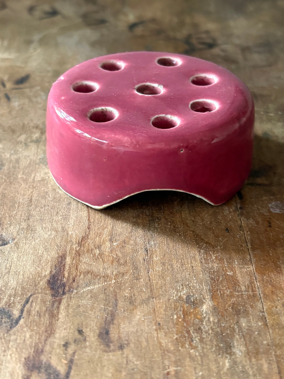 Vintage ceramic flower frog