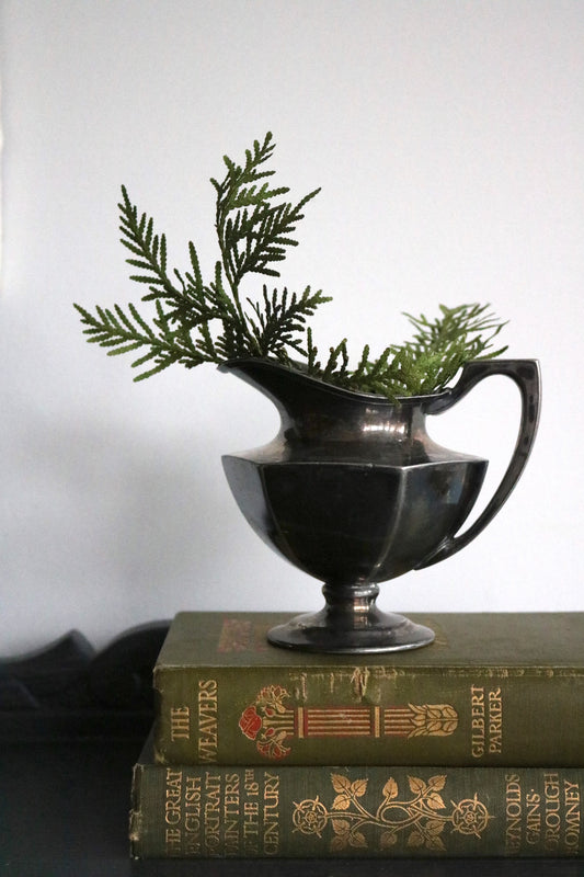 vintage silver plate jug