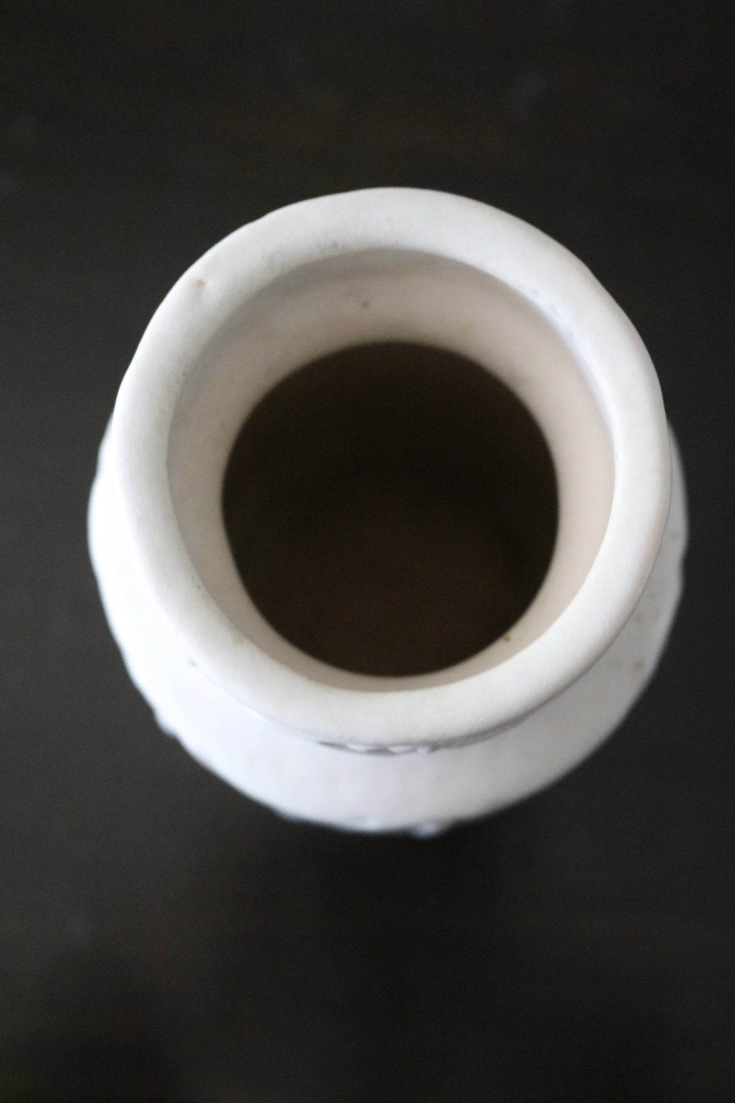 Vintage mid century West Germany Scheurich Keramik white art pottery vase