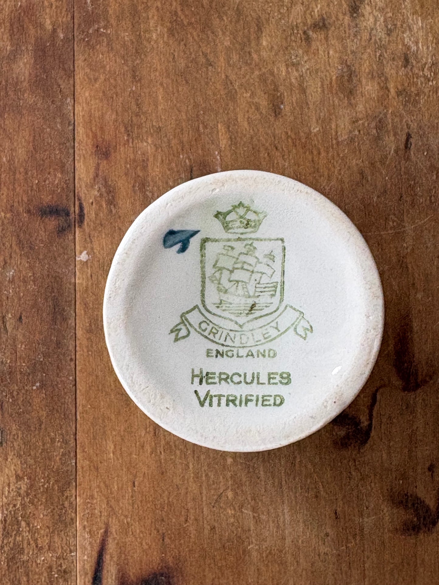 blue banded hotel ware creamer 'Hercules' by Grindley England