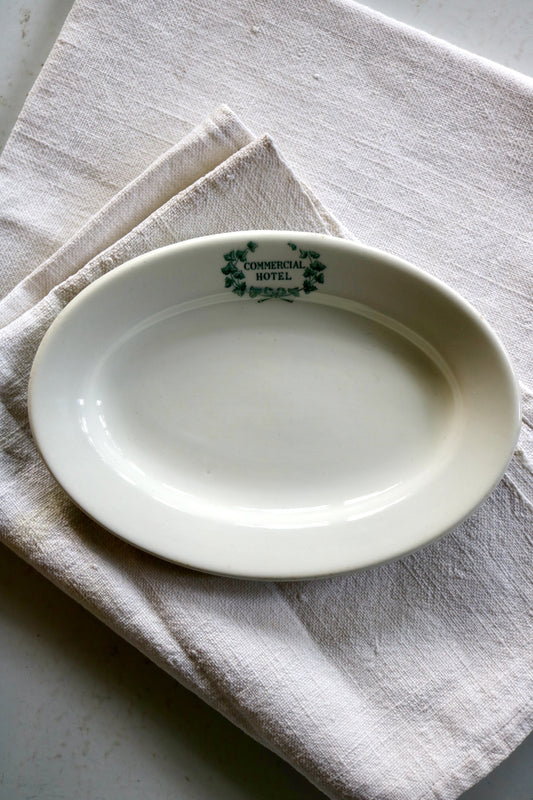 vintage English hotel ware dish