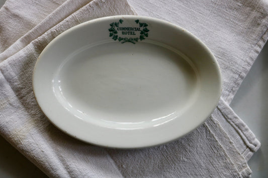 vintage English hotel ware ironstone dish