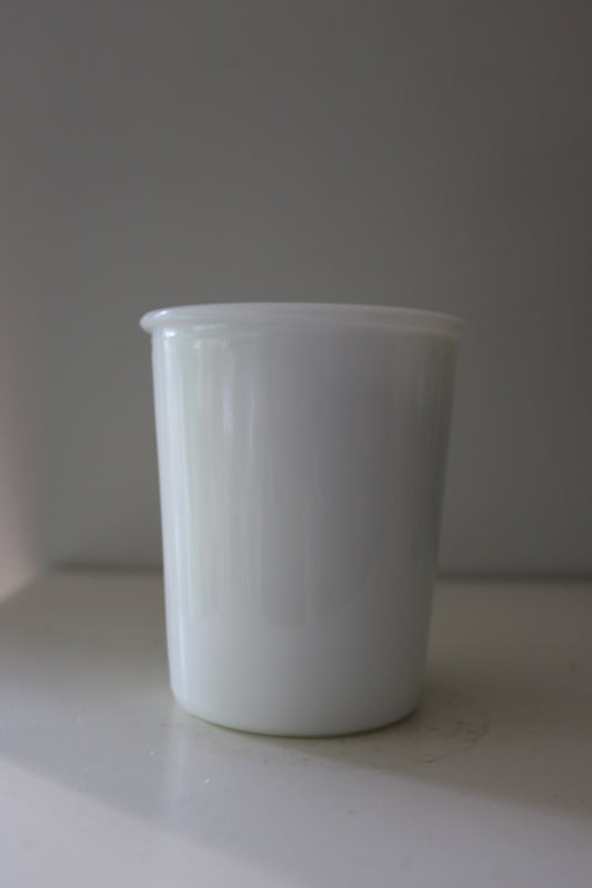 vintage milk glass tumblers/glasses