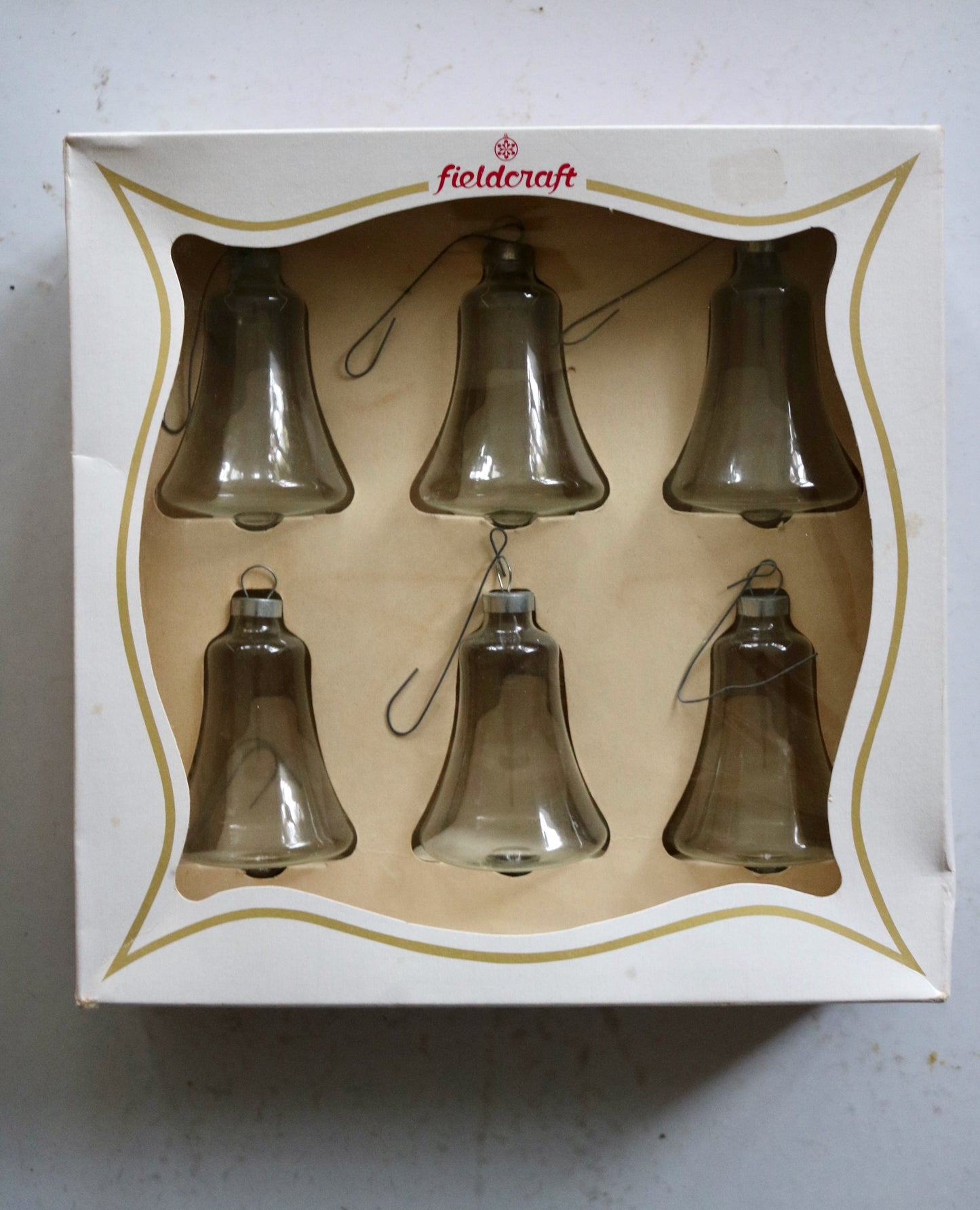 vintage glass bell Christmas tree ornaments - local pickup or delivery only