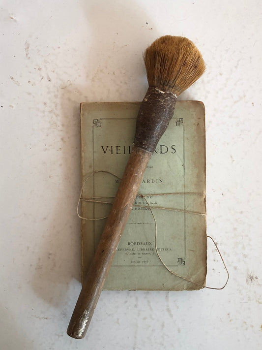 vintage French paintbrush