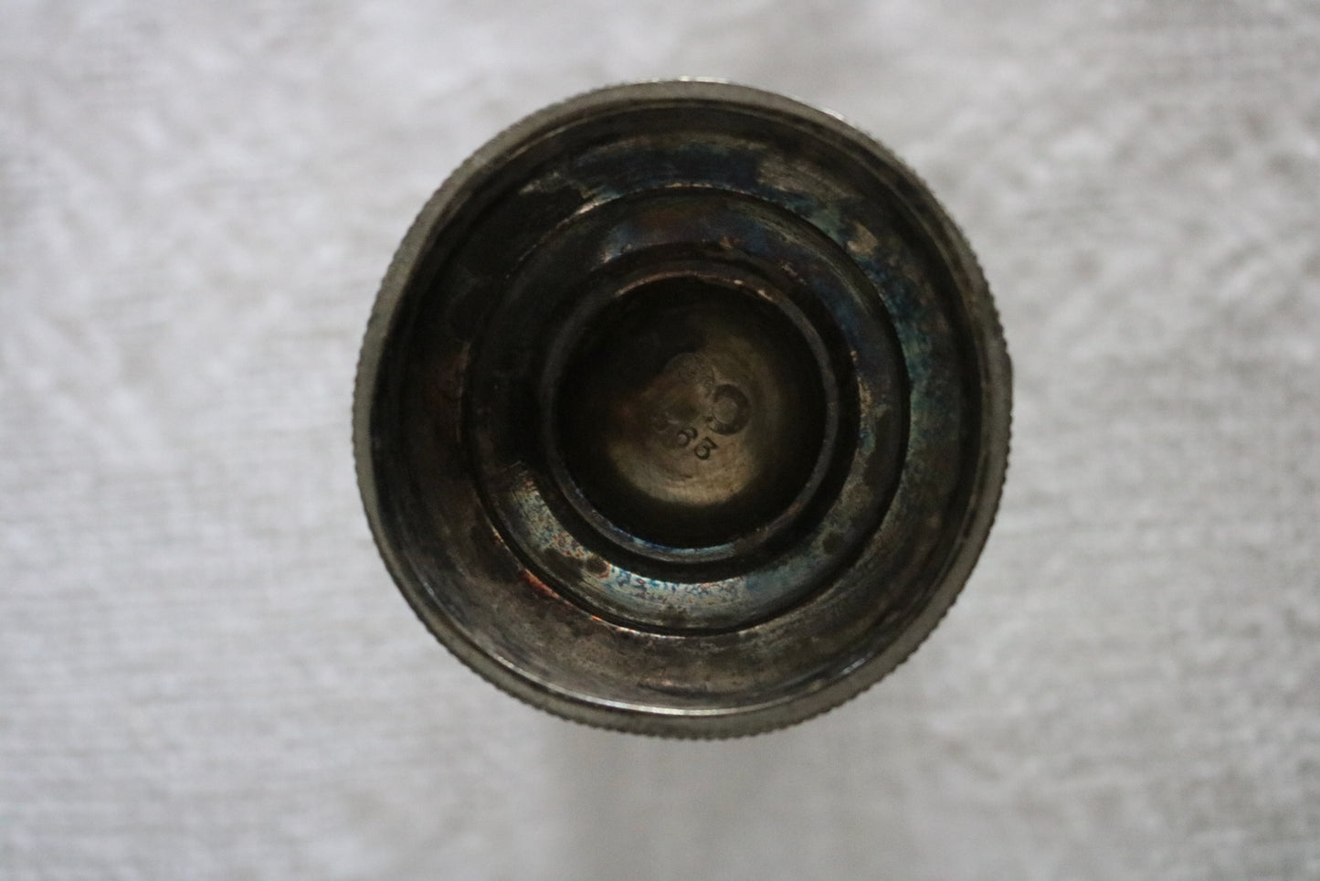 vintage metalware goblet