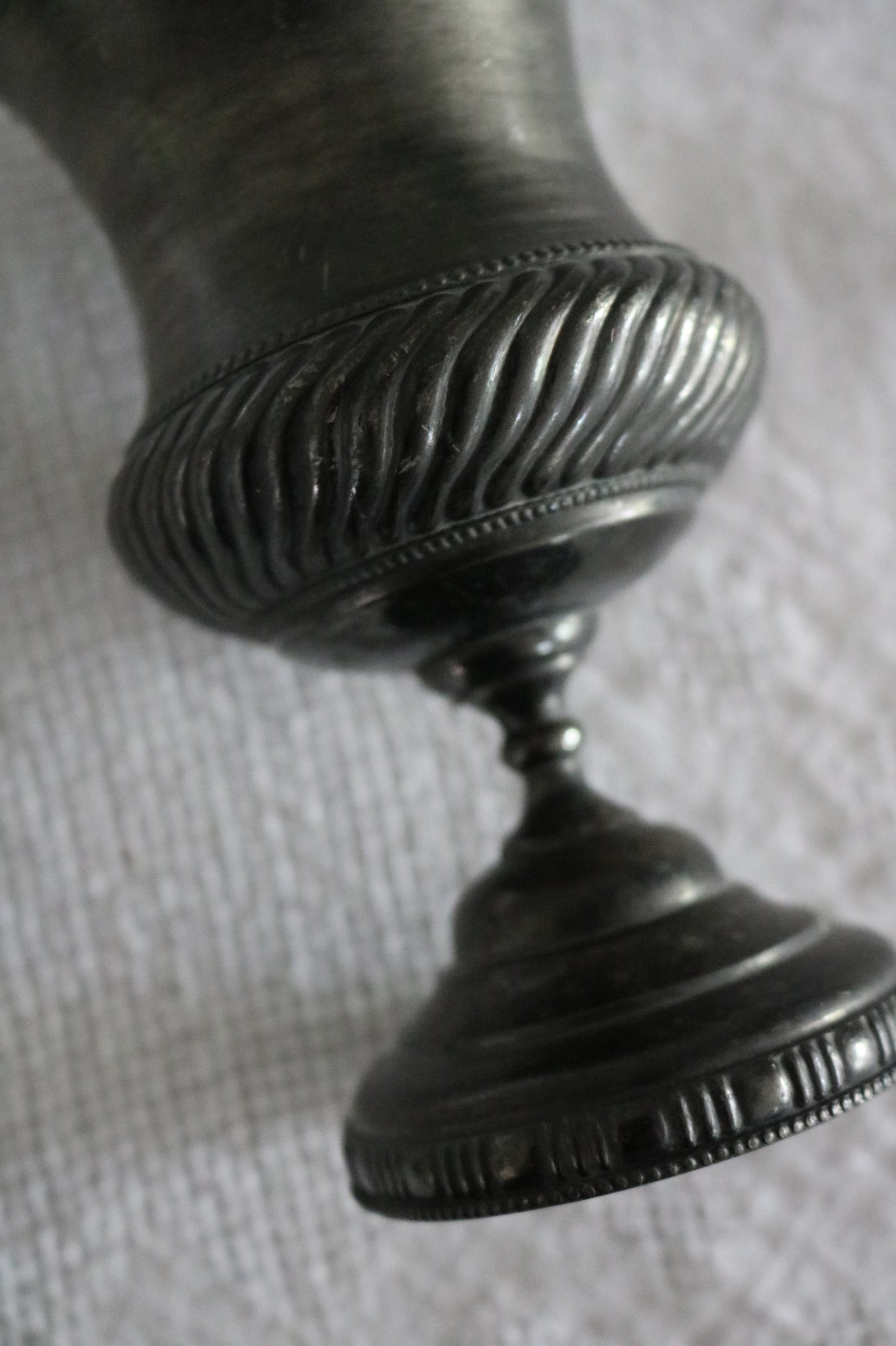 vintage metalware goblet