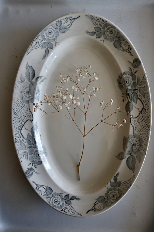 Floral platter by Newport Pottery Co. Ltd "Ramsey"