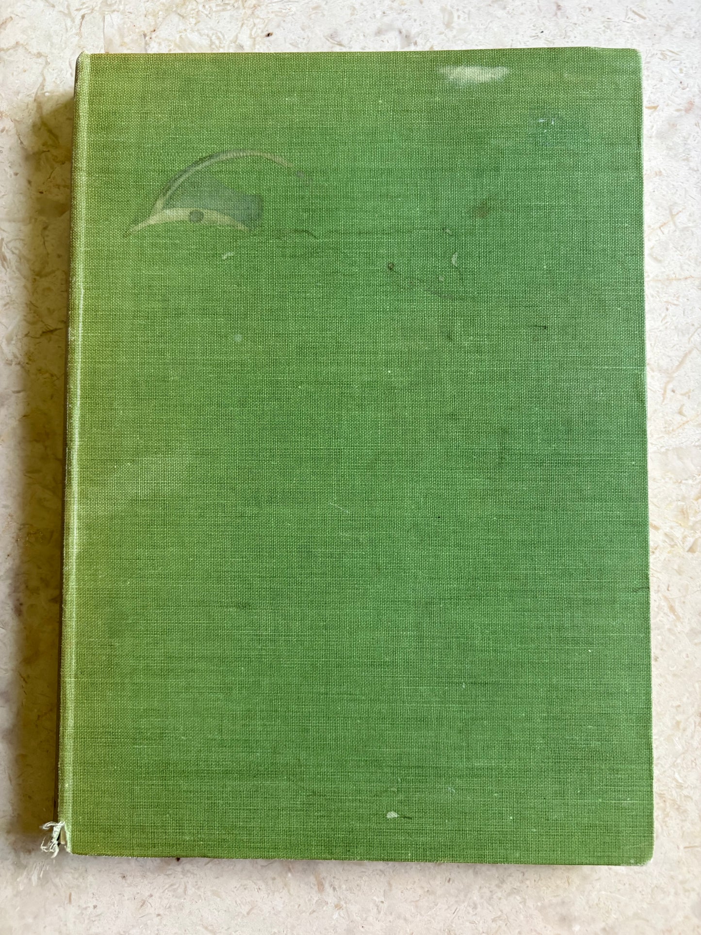 vintage green linen covered British book 'British Countryside in Colour'