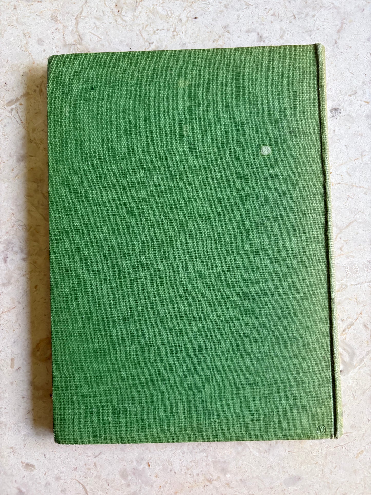 vintage green linen covered British book 'British Countryside in Colour'