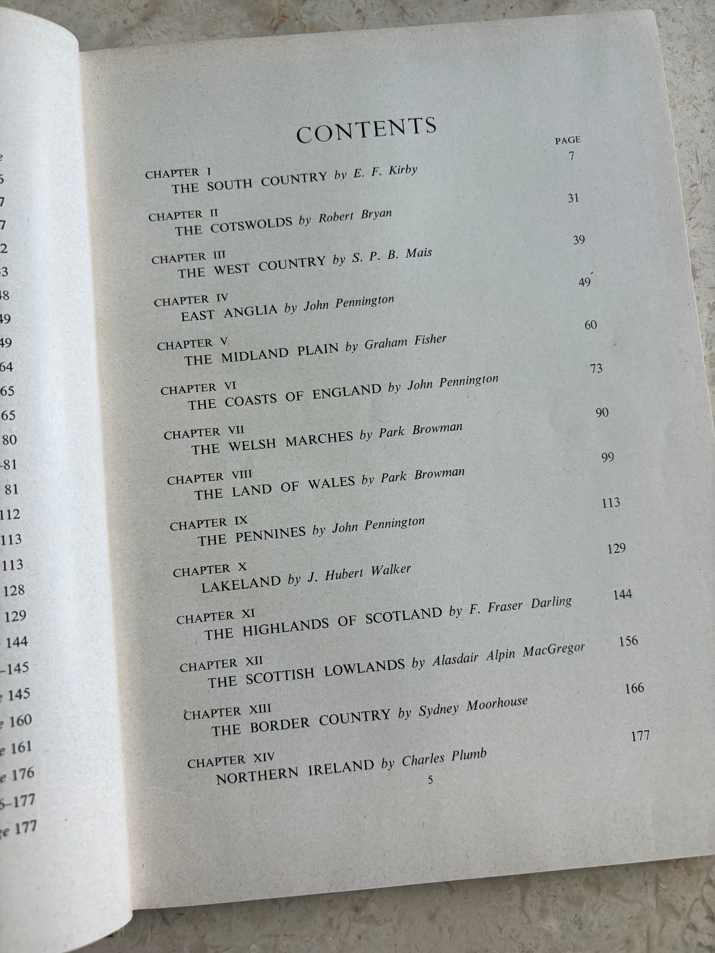 vintage green linen covered British book 'British Countryside in Colour'