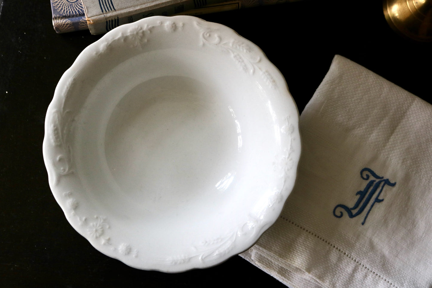 vintage W.M Adams and Sons English Ironstone bowl