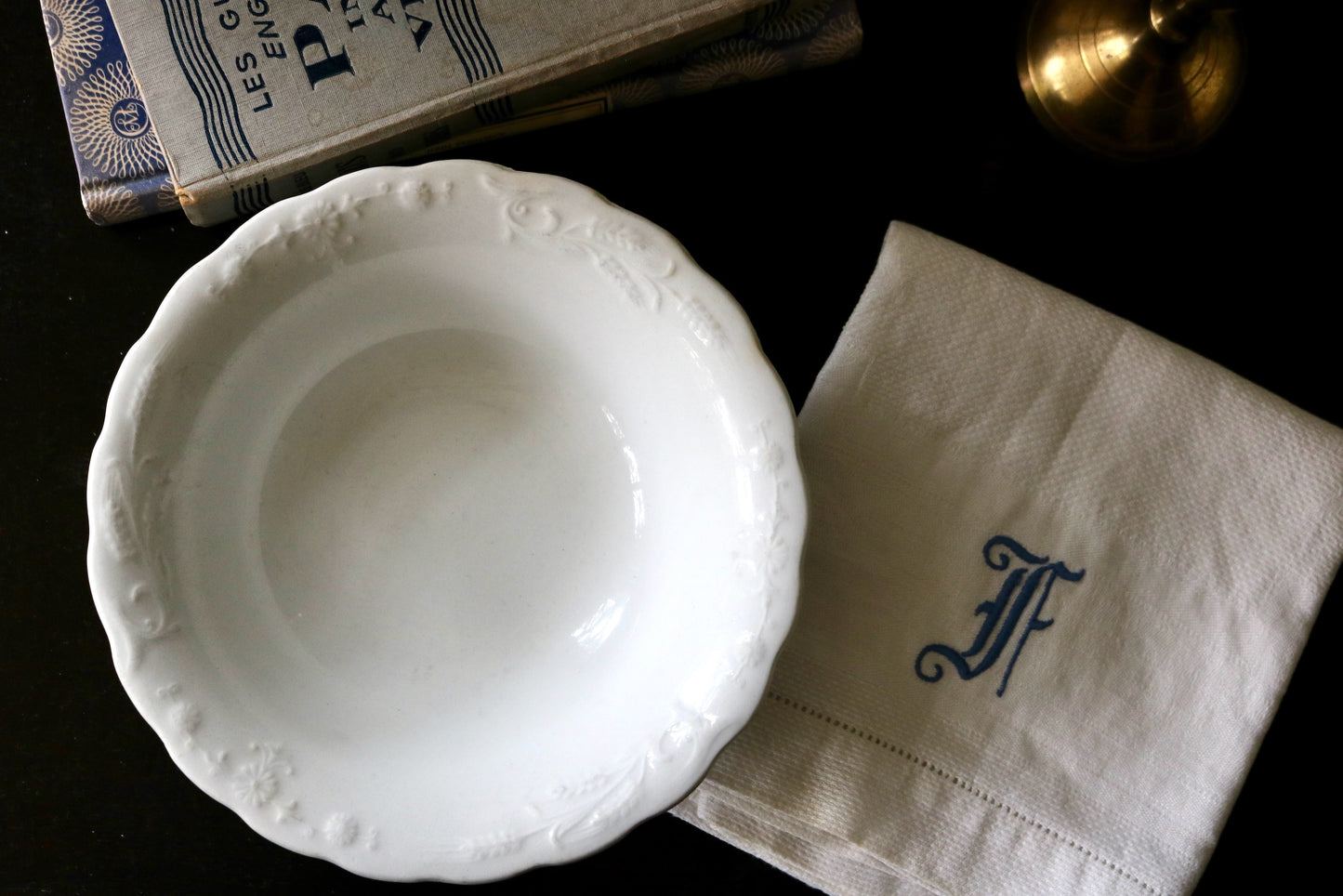 vintage W.M Adams and Sons English Ironstone bowl