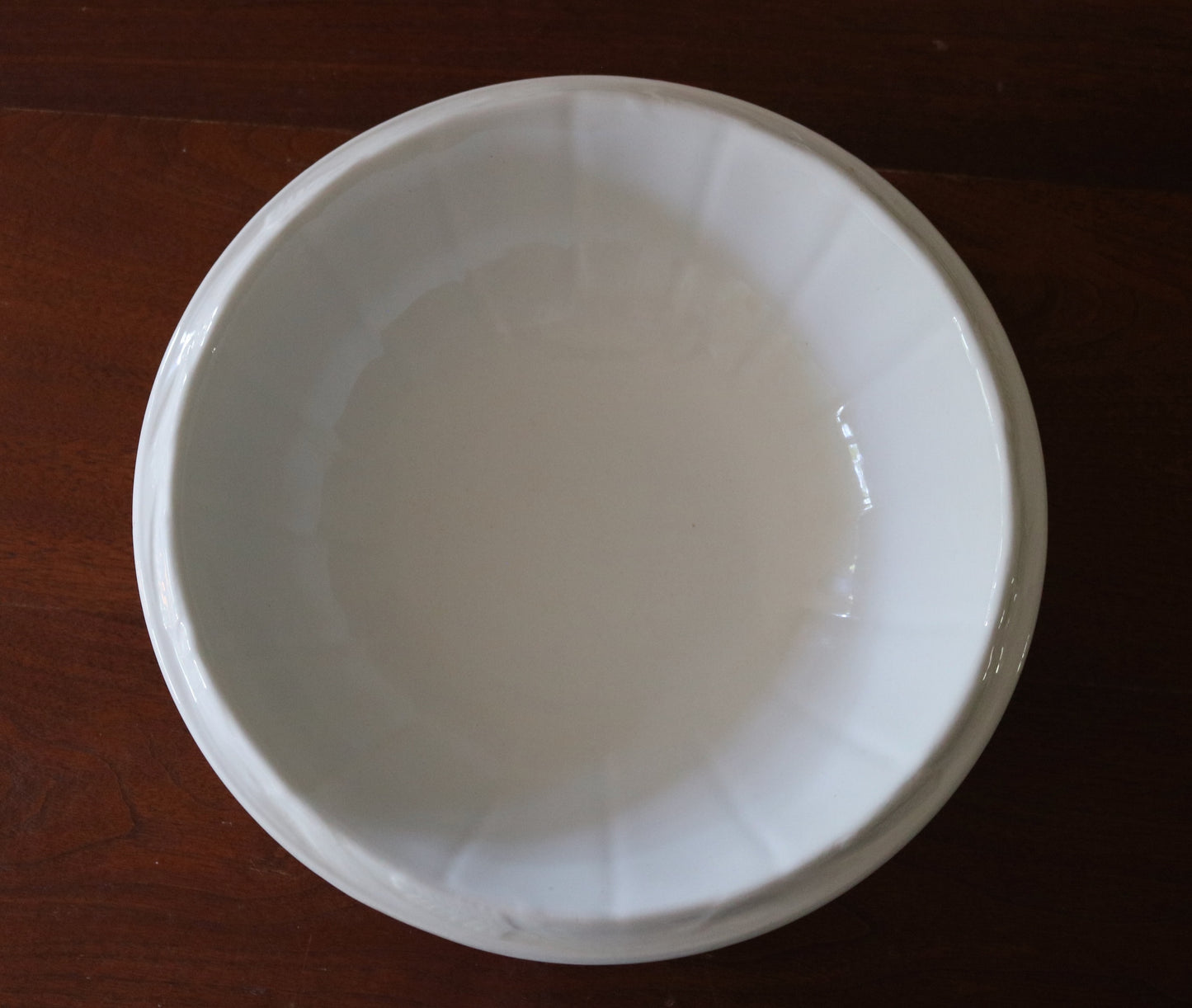 vintage English white ironstone basin