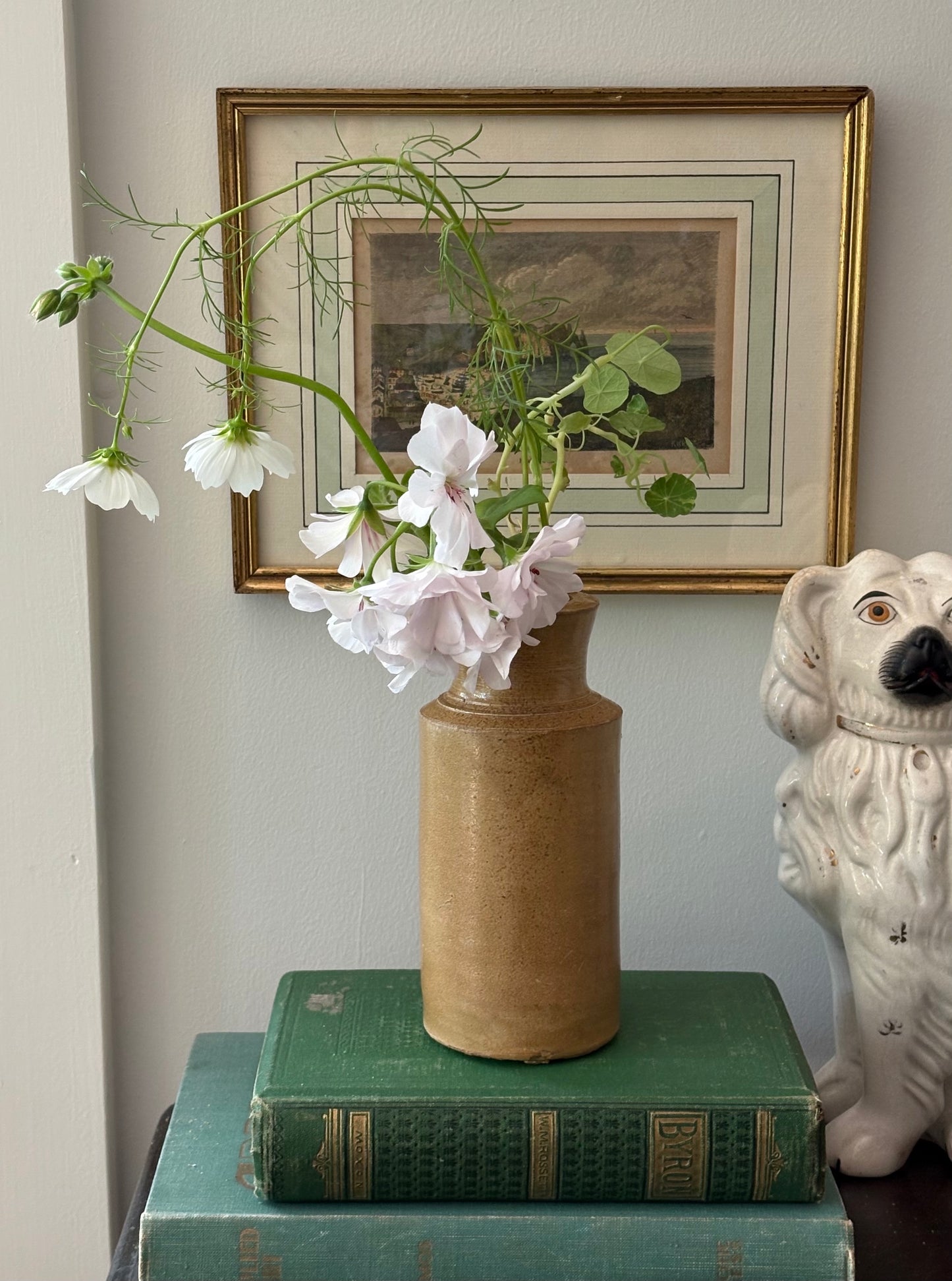 antique 19th century stoneware bottle