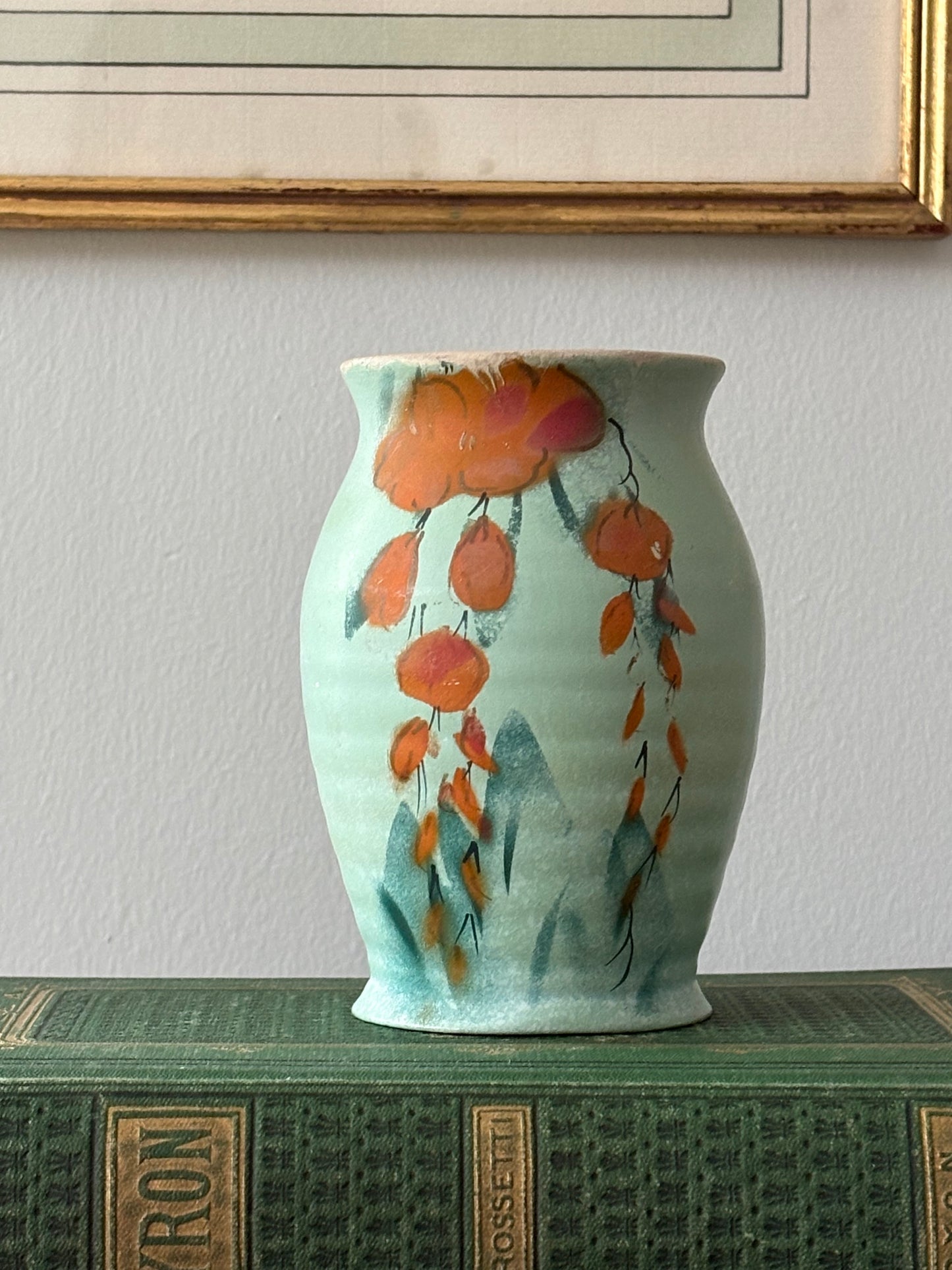 antique English art deco vase