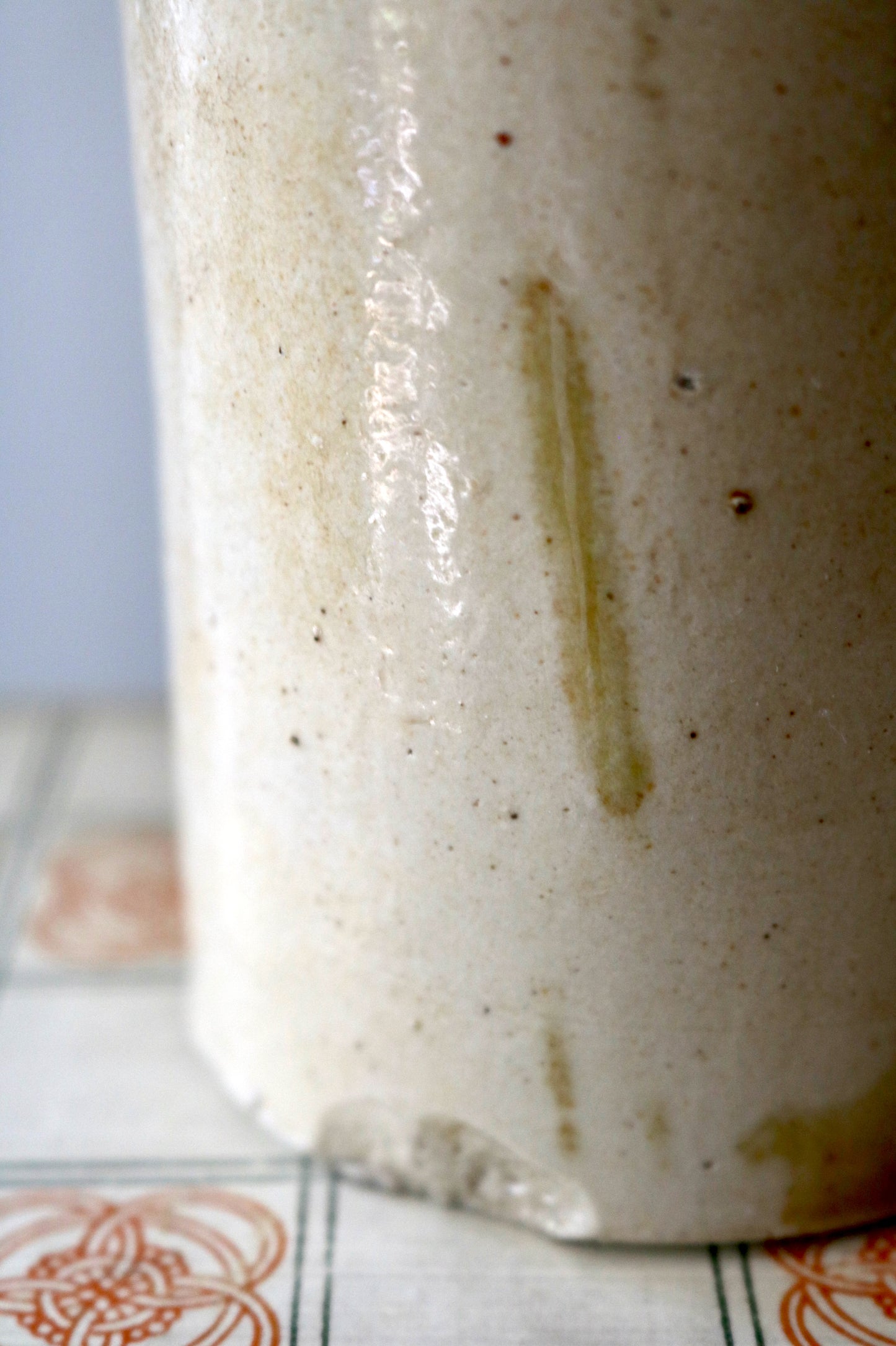 antique 19th century stoneware bottle