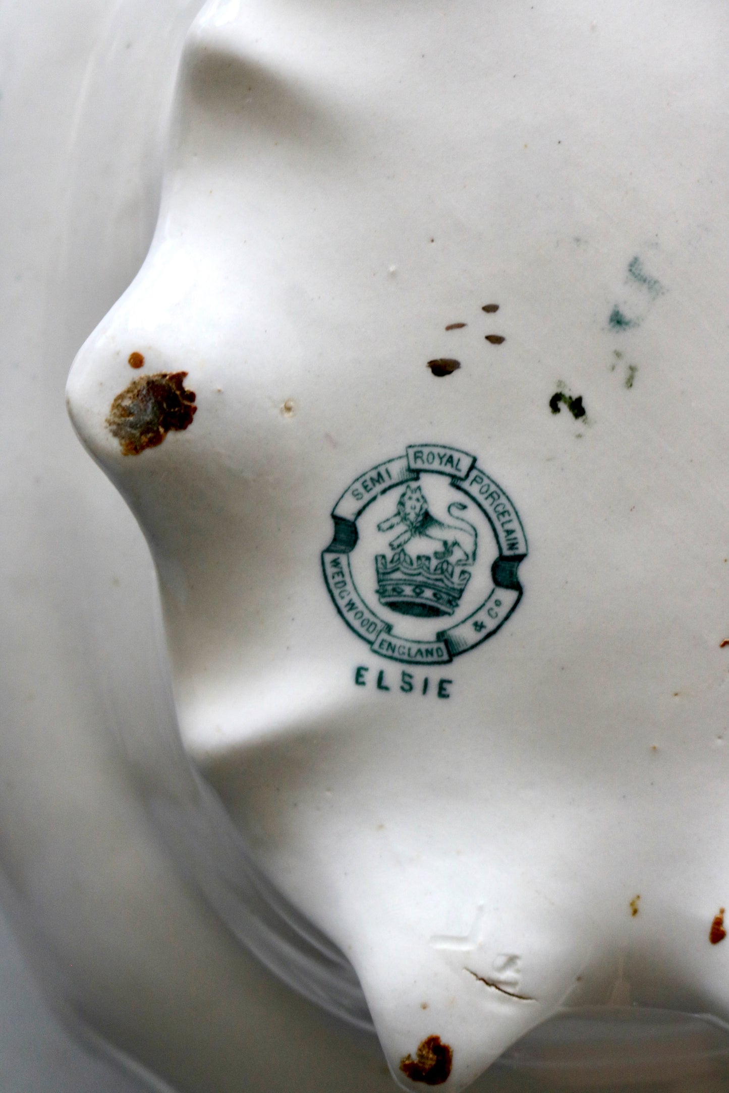 antique Wedgwood transferware tureen 'Elsie'