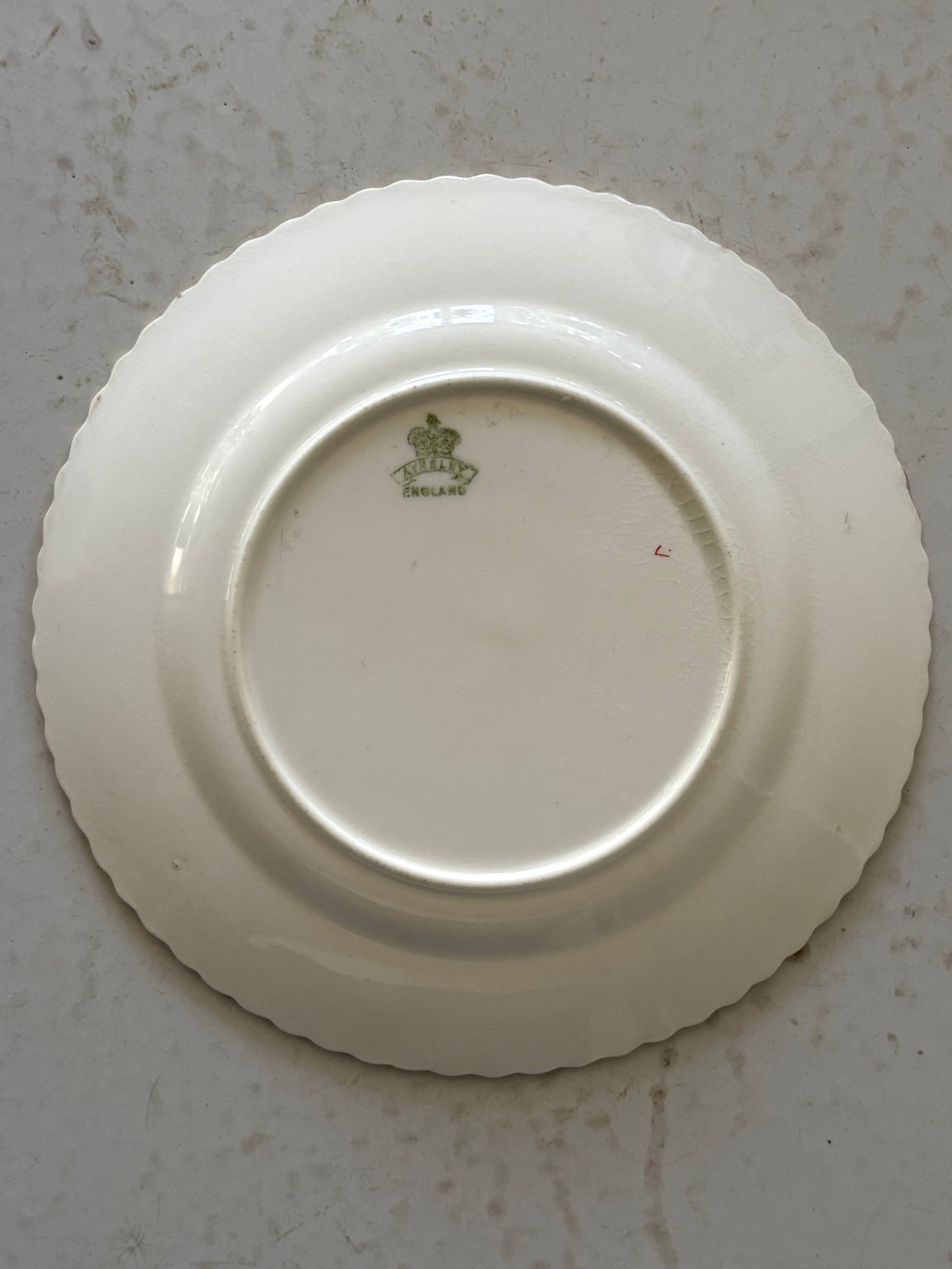 antique English art nouveau style plate