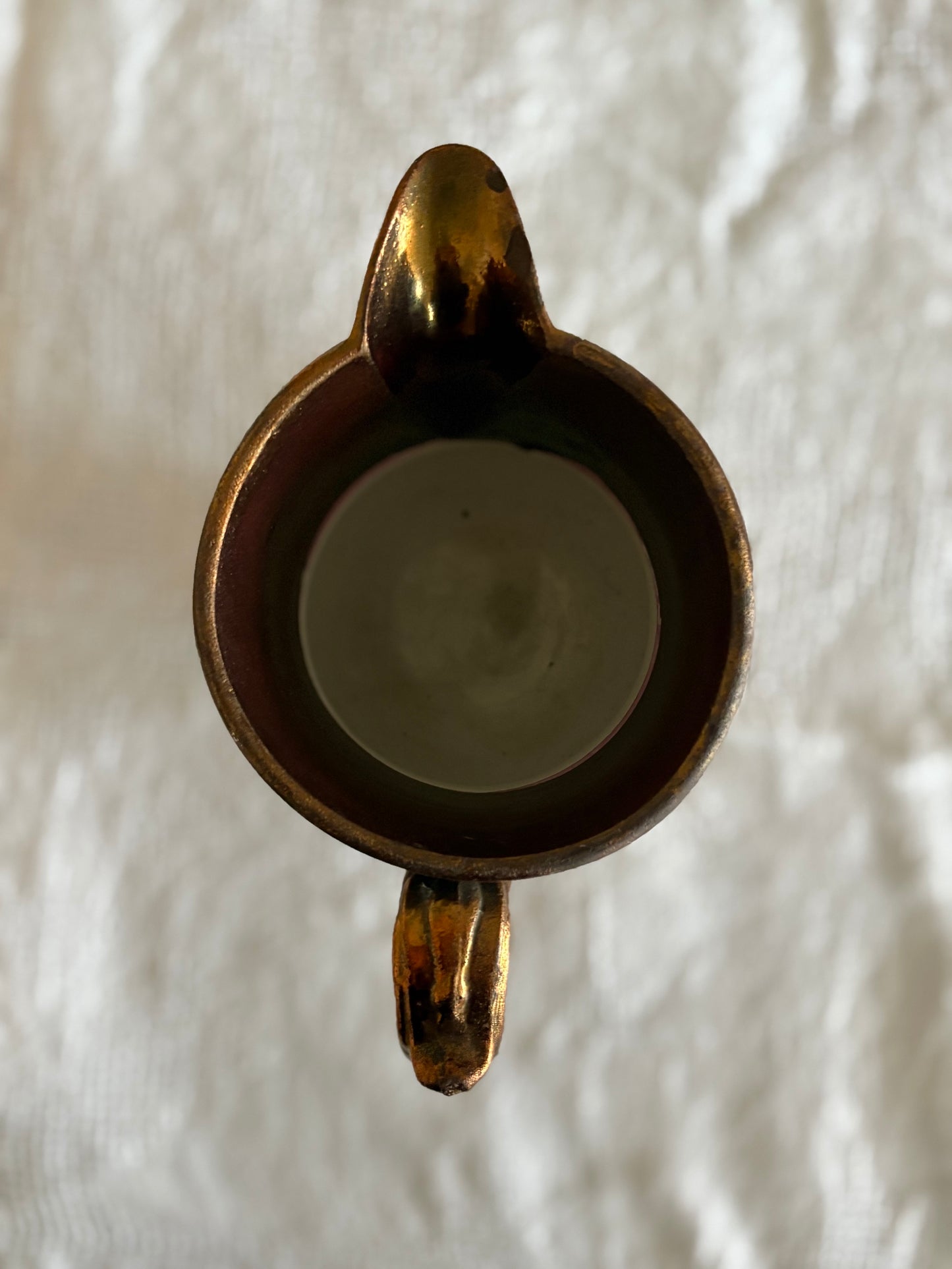 antique lustreware pitcher