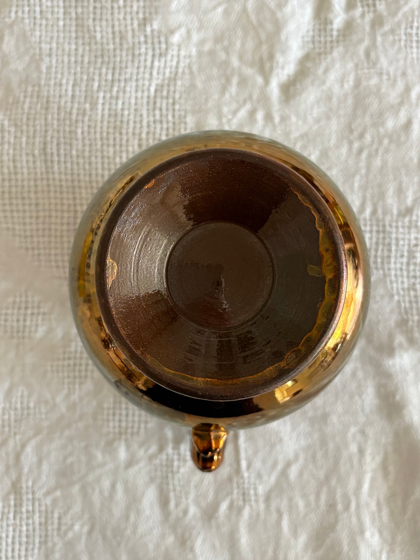 antique lustreware pitcher