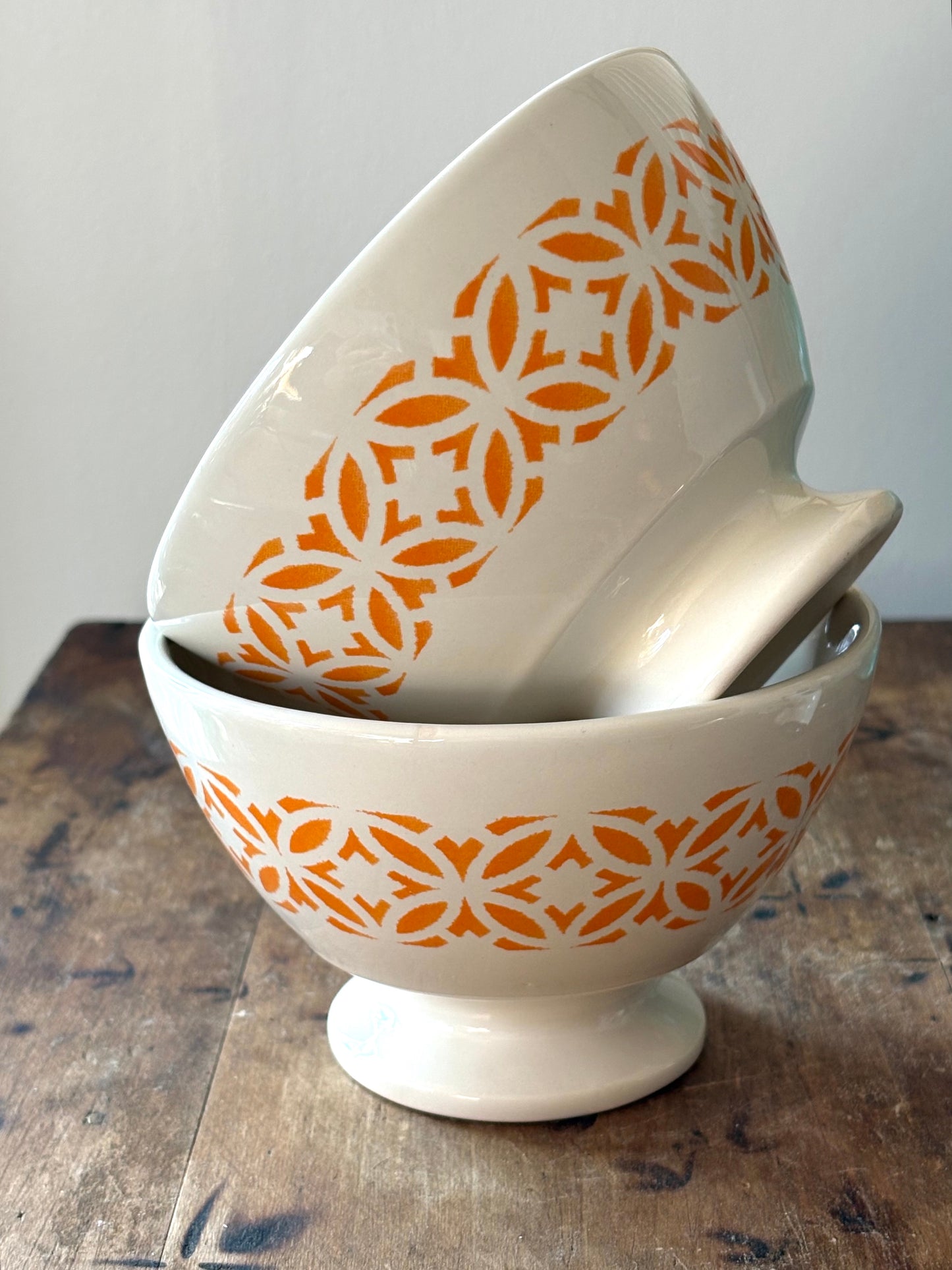 cafe au lait bowls - set of 2