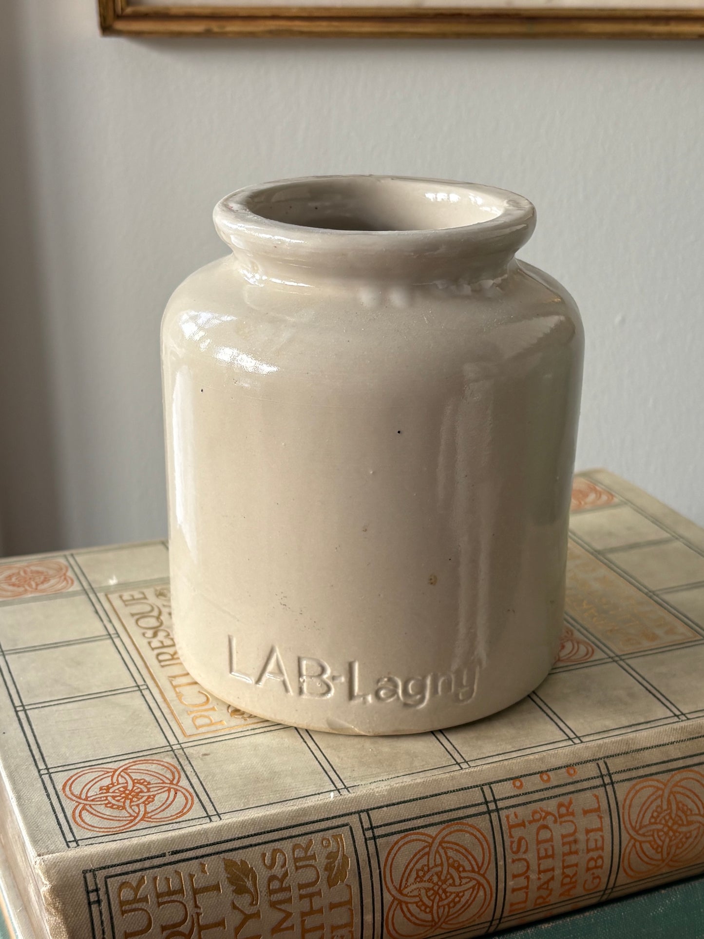 French LAB Lagny stoneware crock
