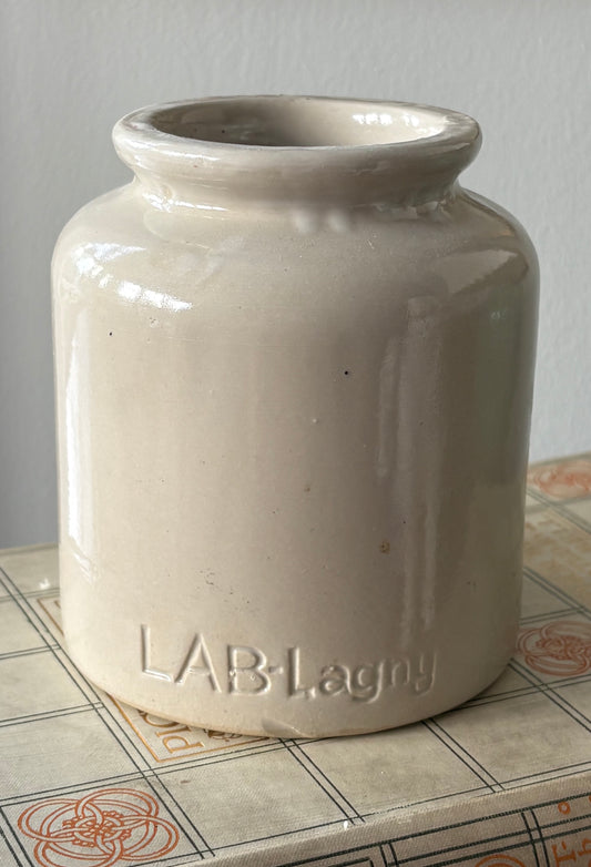 French LAB Lagny stoneware crock