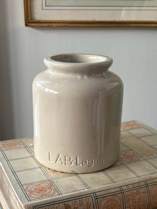 French LAB Lagny stoneware crock