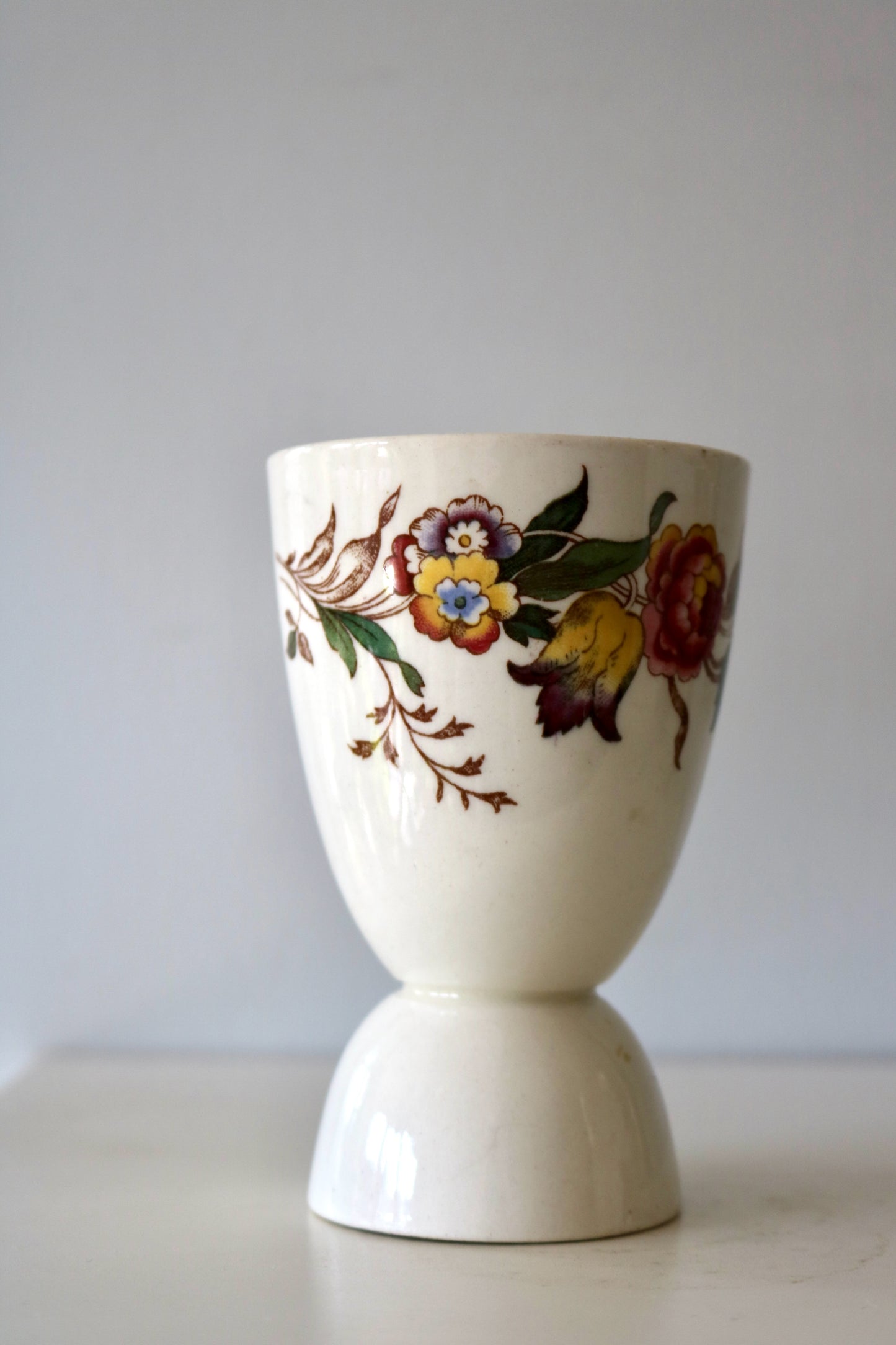 vintage English Grindley double egg cup