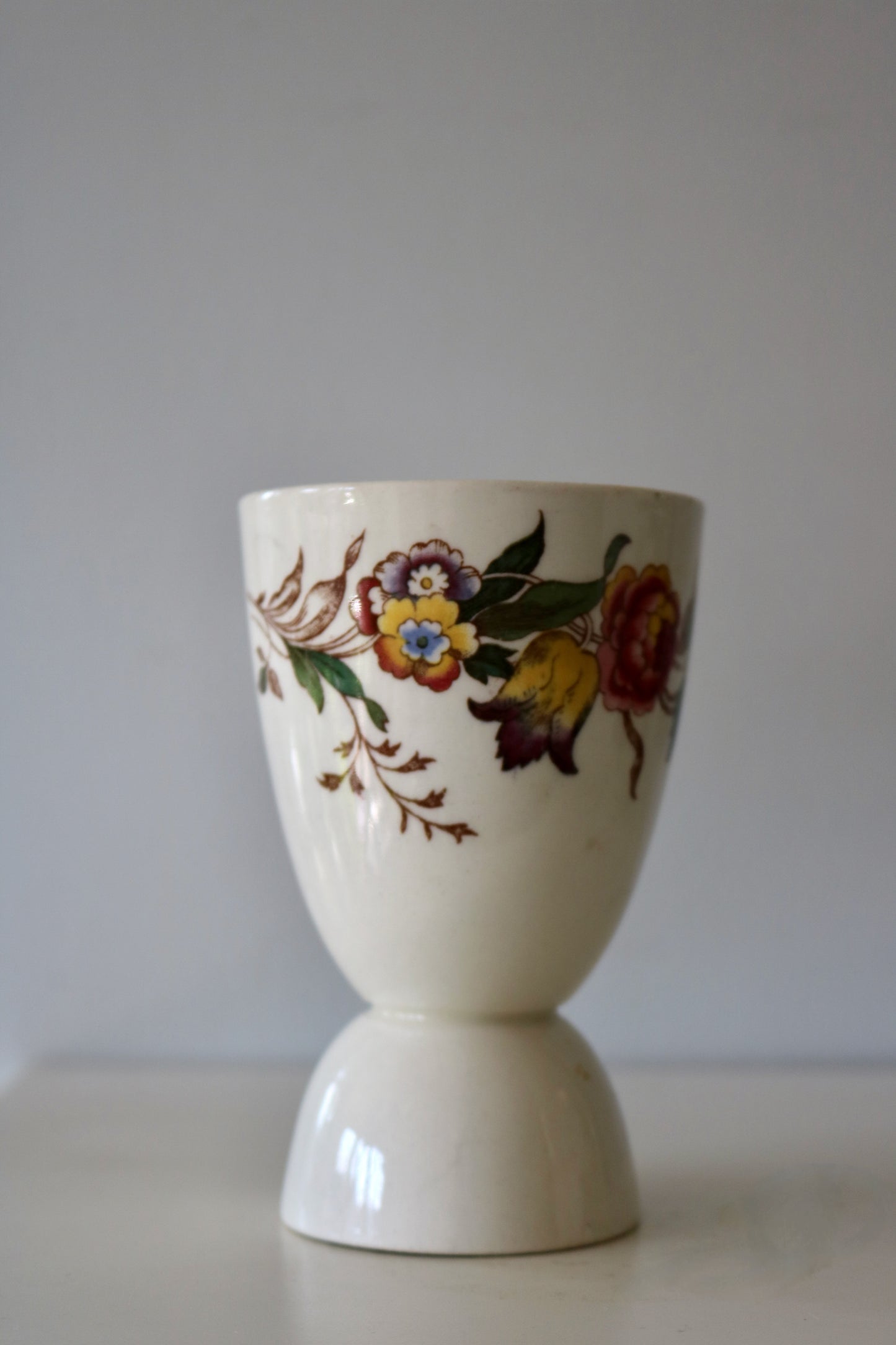 vintage English Grindley double egg cup