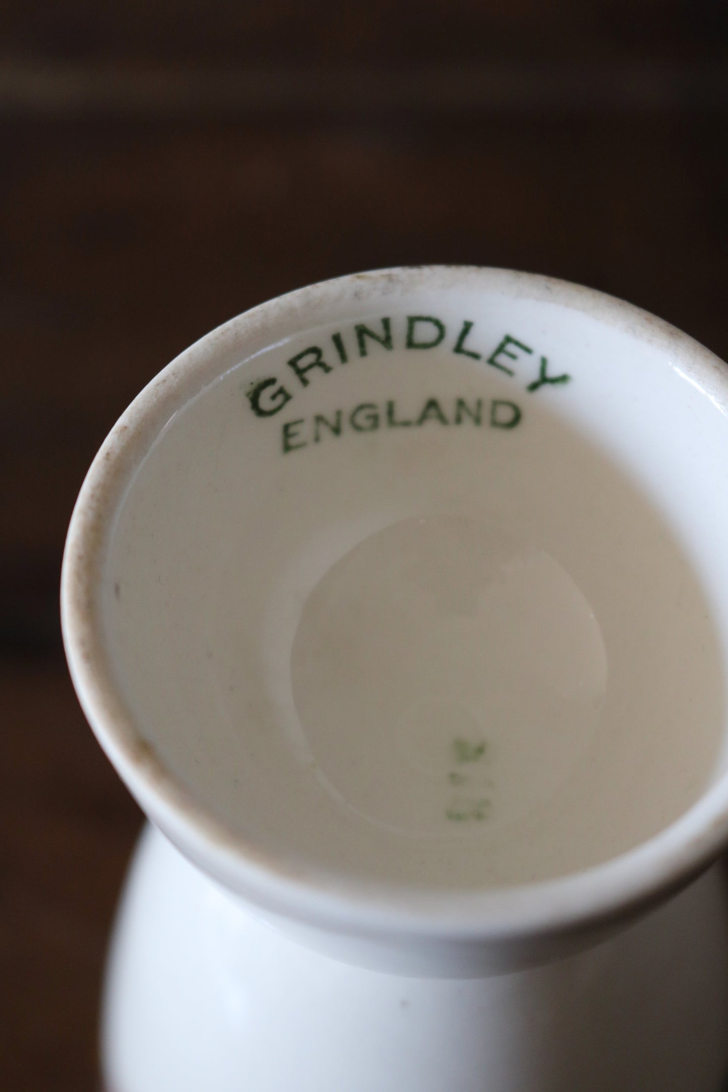 vintage English Grindley double egg cup