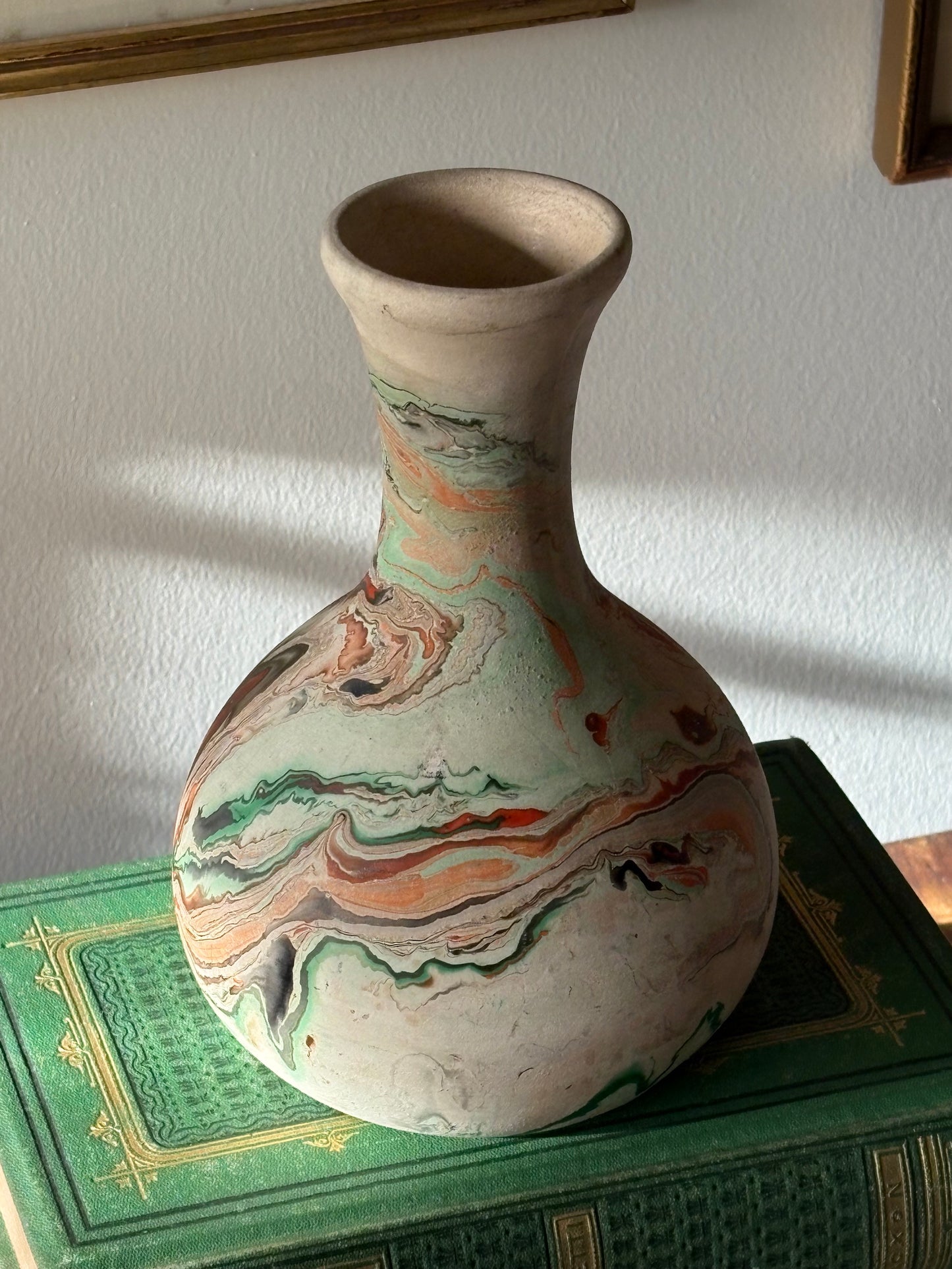 vintage Nemadji Pottery vase