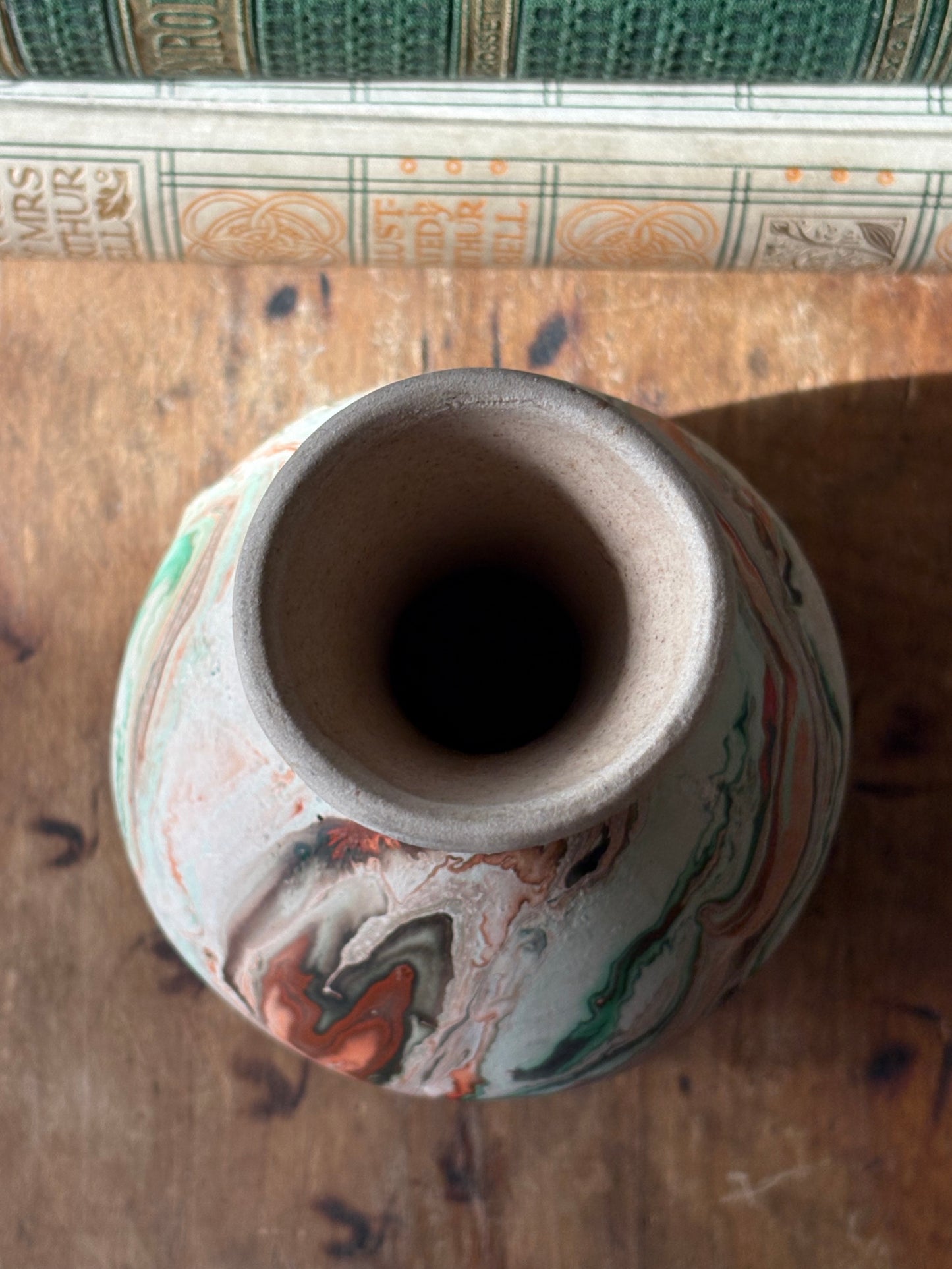 vintage Nemadji Pottery vase