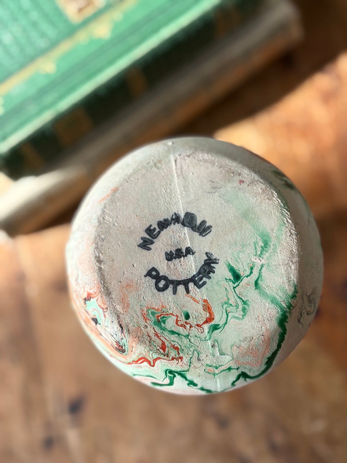 vintage Nemadji Pottery vase