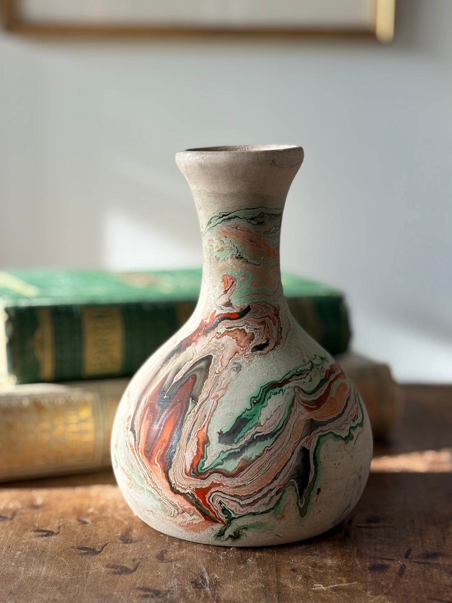vintage Nemadji Pottery vase