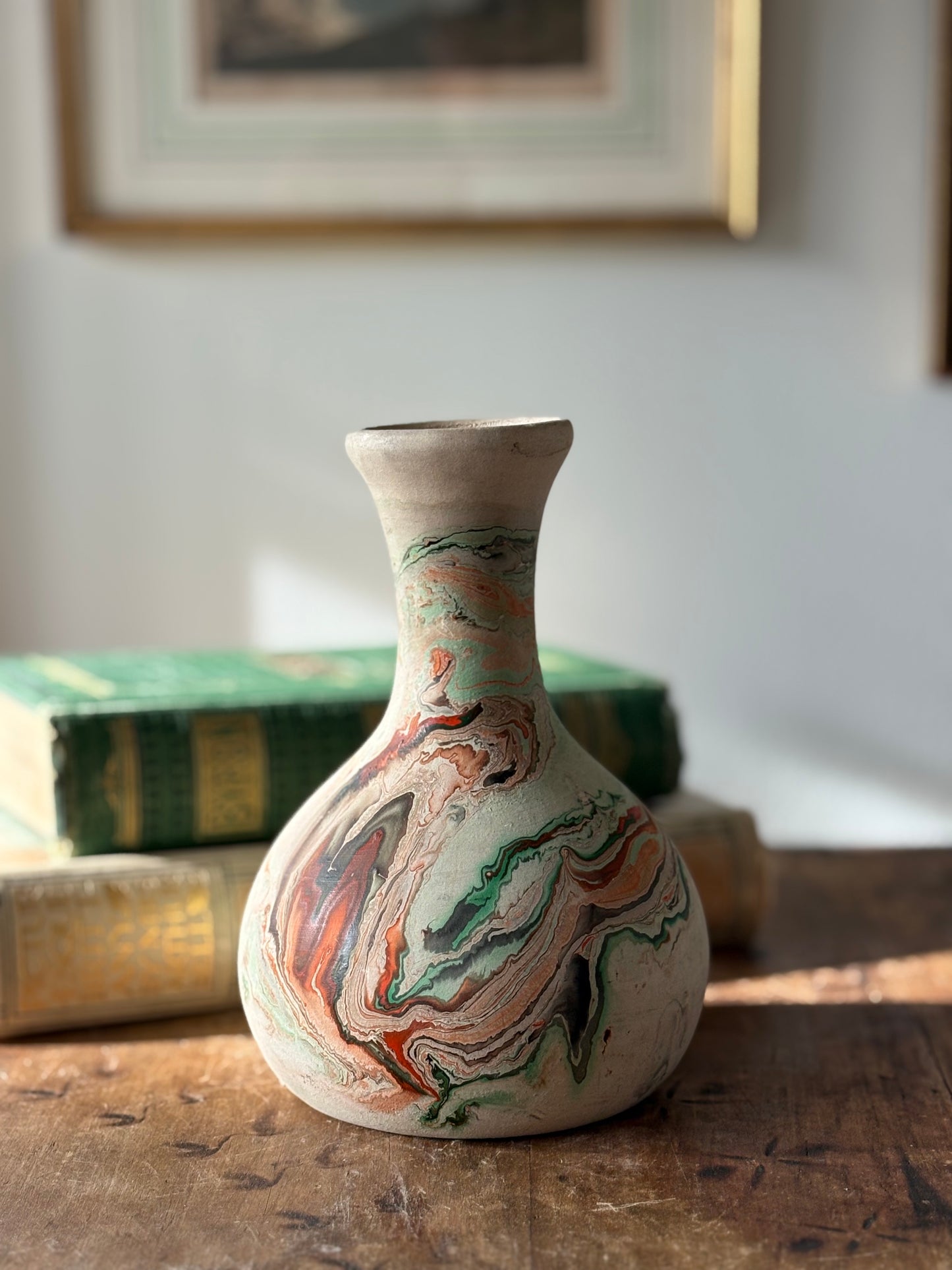 vintage Nemadji Pottery vase