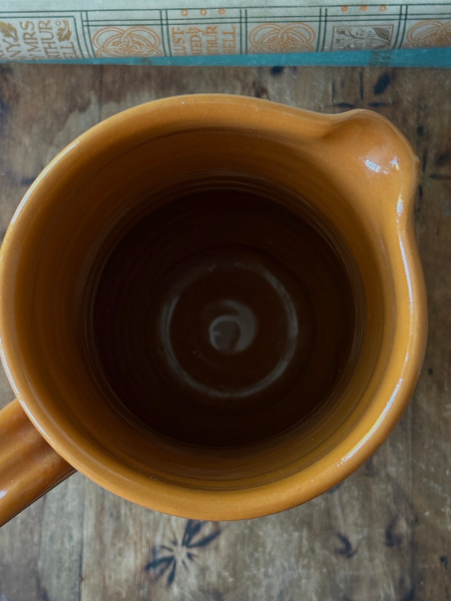 vintage terracotta pitcher